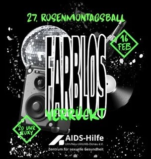 Flyer für Rosenmontagsball