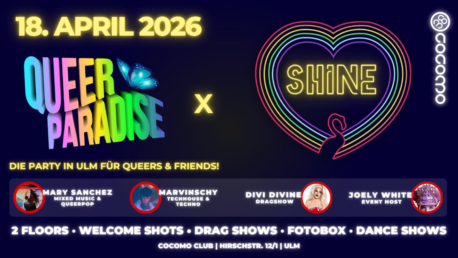 Fyler für Shine x Queer Paradise