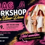 Flyer zum Drag Workshop
